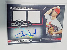 Luke Weaver 2017 Museum Collection Signature Swatches Auto Rookie /299 Jersey RC