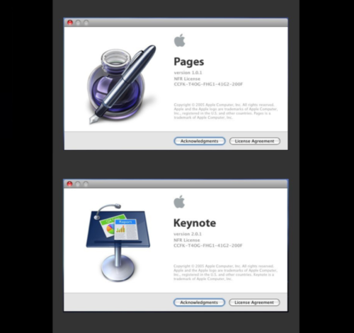 iWork ‘05 Pages, Keynote USB Installer For Mac OS X - Picture 2 of 3