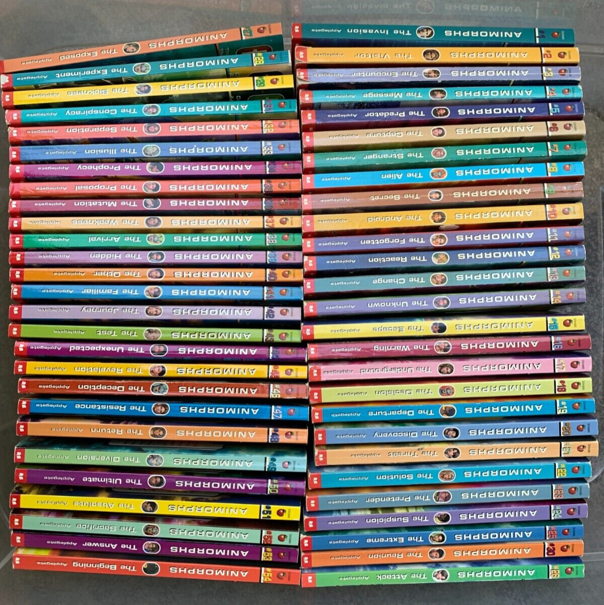 ANIMORPHS complete series 1-54 set Applegate 45 46 47 48 49 50 51
