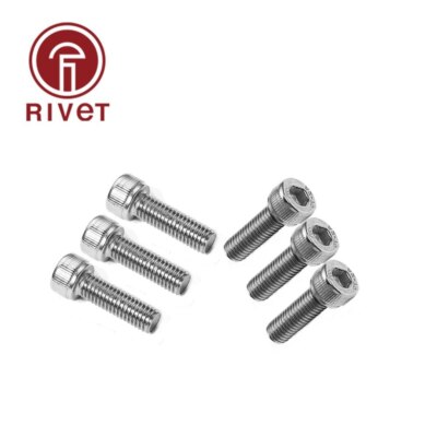 316 A4-70 DIN912 M6 M8 Hex Socket Bicycle Bolt Head Cap Screws 20/50/100 PCS