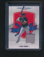 JOSE ABREU 2021 PANINI CHRONICLES AMERICA’S PASTIME SWATCHES BLUE PARALLEL 30/99