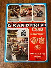 (RB)2024-78, Old Booklet, Motorcycle Grand Prix, CSSR 1985