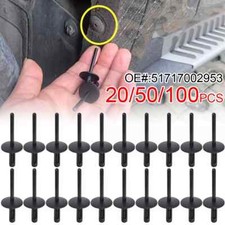 Plastic Pop Blind Rivets Wheel Arch Mudguard Side Skirt Sills Bumper Trim Clips