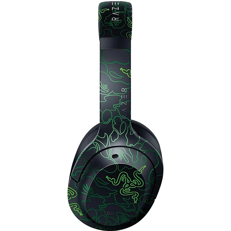 AUTÉNTICOS AURICULARES INALÁMBRICOS RAZER x A BATHING APE BAPE OPUS NEÓN CAMUFLAJE AURICULARES Foto 4 de 4