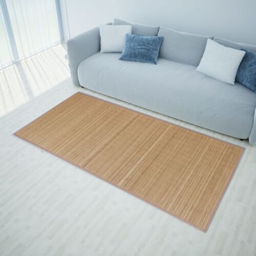 Bambusteppich Teppich Bambusmatte 120x180cm Brauner Vorleger Küchenteppich F0M0 - Bild 1 von 7