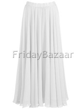 Maxi Falda 360 Grados Gasa 2 Capas Reversible Danza del Vientre Tribal 9YD Flamenca