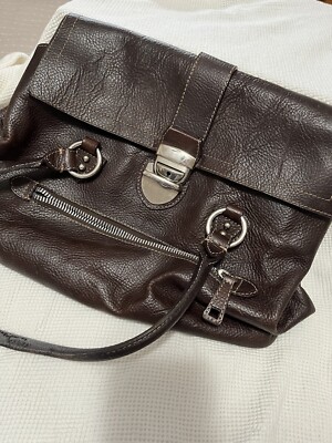 Gianfranco Ferre Shoulder bag Brown Woman unisex Authentic Used L1112