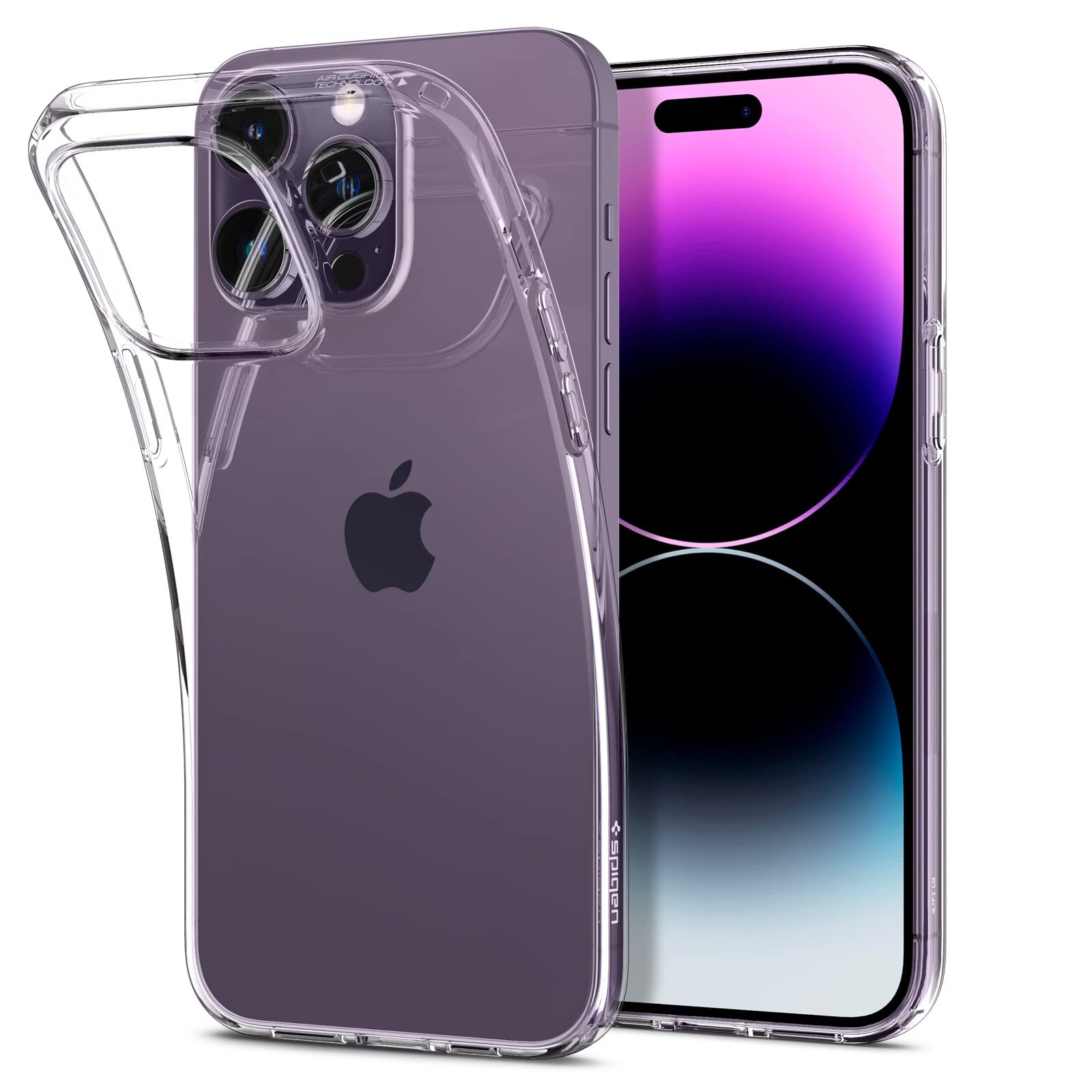 Spigen Cover Liquid Crystal Compatibile con iPhone 14 Pro Max - Trasparente