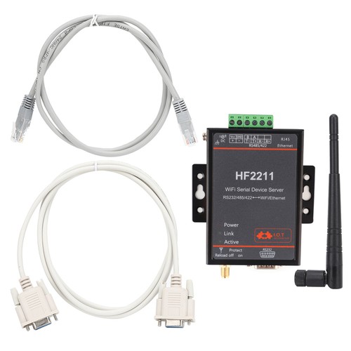 5-36VDC Serial Server RS232/485/422 to WIFI & Ethernet DTU Network Communication - Picture 4 of 12