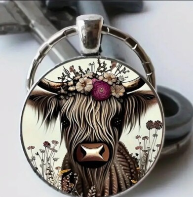 Heifer Keychain Look At That Face! Adorable! PLUS Surprise Gifts With Order 