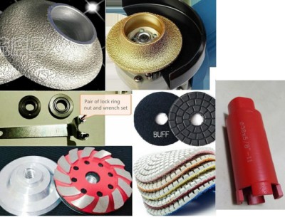 3/4'' Ogee 3/8'' Demi Bullnose profiler core bit 28 stone granite marble buffer