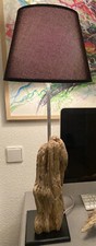 Treibholz Holz Designer Lampe Tischlampe Holzobjekt Unikat Selfmade Top...