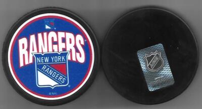 Eishockey Puck  NEW YORK RANGERS        DEL NHL