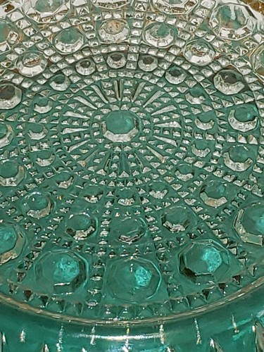 Vintage Silver Rimmed Crystal Candy Bowl 4 7/8" - Picture 3 of 3