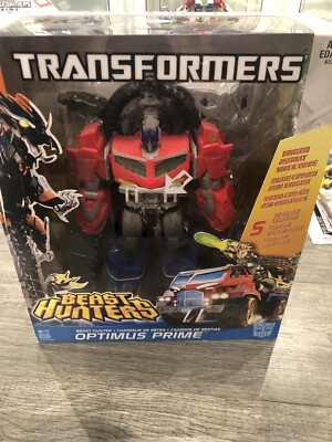 Transformers Robots In Disguise Beast Hunter Optimus Prime Leader  RID New!