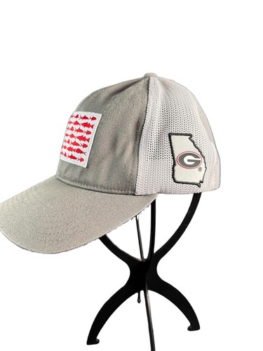 Columbia American Flag Patch Stretch Fit Baseball Hat Cap Unisex S/M Fishing - Picture 9 of 10