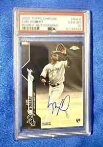 Luis Robert 2020 Topps Chrome RC Auto PSA 10 GEM MINT #RA-LR White Sox