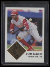 1998 Fleer Tradition Classic ‘63 Gold Deion Sanders #13C Cincinnati Reds 29/63