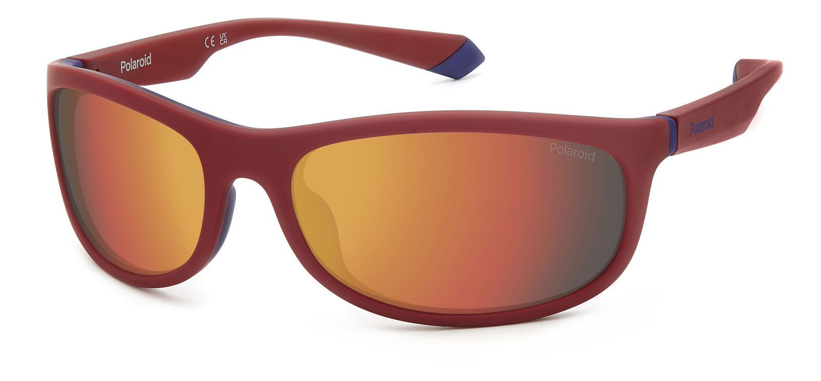 Polaroid PLD 2154/S Matte Red Unisex Sunglasses 64/17/130 OZ3 Frame Size
