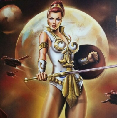 Eamon O'Donoghue TEELA CAPTAIN OF THE GUARDS Master of The Universe Pinup PRINT