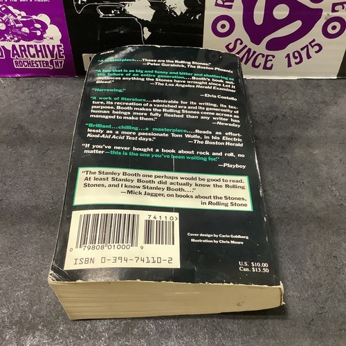 True Adventures of The Rolling Stones by Stanley Booth Vintage - Picture 2 of 6