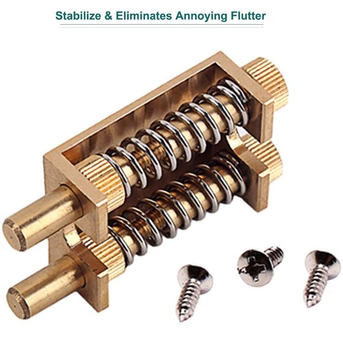 Tremsetter Doppio Ottone Asta Chitarra Elettrica Ponte Tremolo Stabilizzatore Universale - Foto 6 di 9