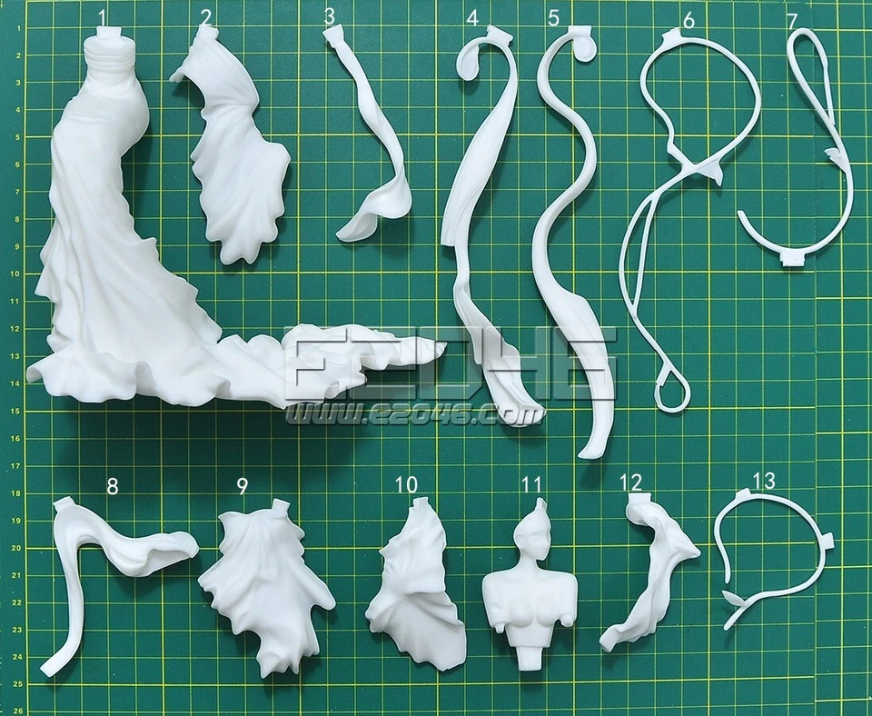 Modelkit: Belldandy with Flowers 1/8 AH! My Goddess Figur Resin - Bild 2 von 3