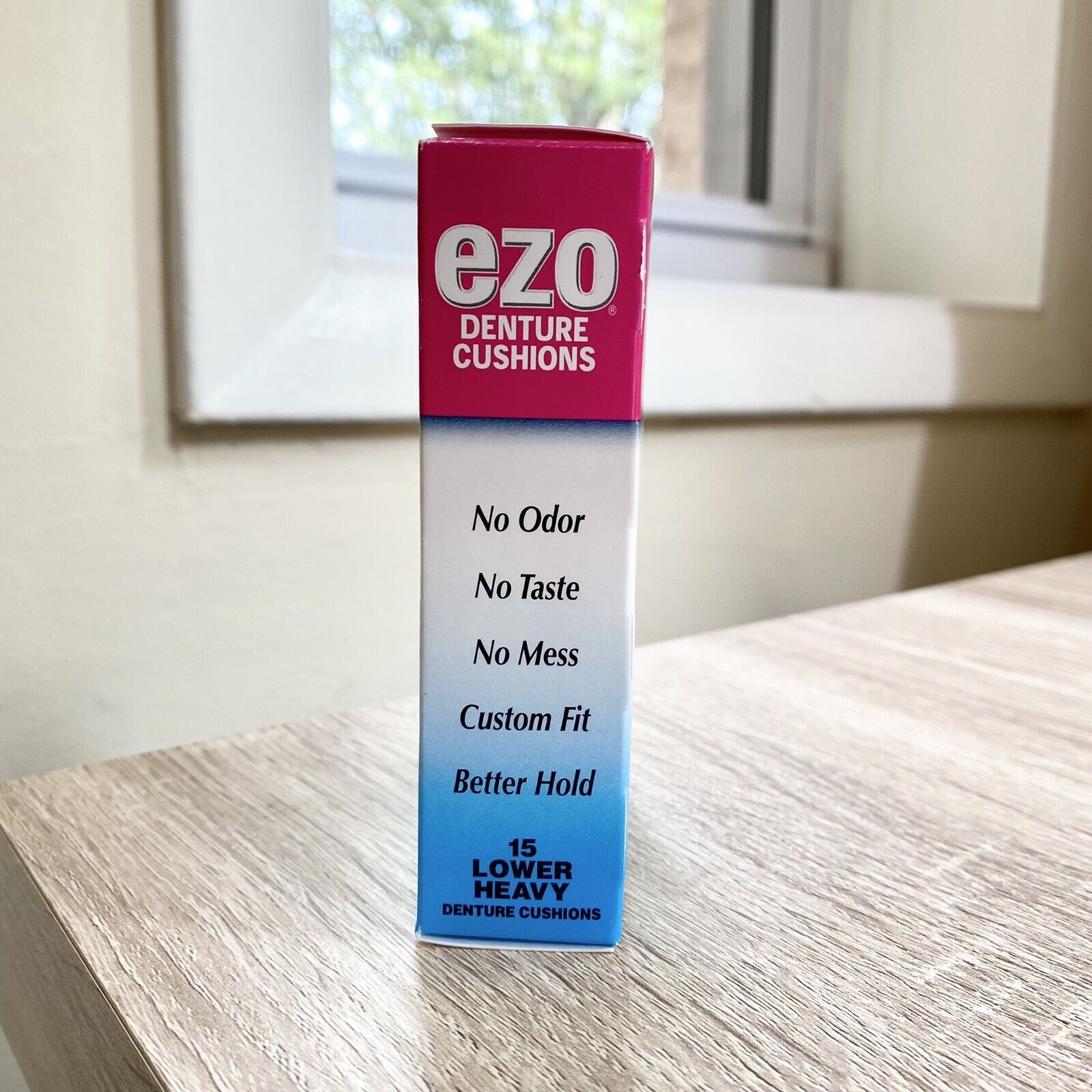 Ezo Denture Cushions one box of 15 Lower Heavy New Red Box