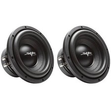  2 NEW SKAR AUDIO SDR-8 D4 8" 700W MAX POWER DUAL 4 OHM SUBWOOFERS - PAIR