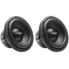 (2) NEW SKAR AUDIO SDR-8 D4 8" 700W MAX POWER DUAL 4 OHM SUBWOOFERS - PAIR