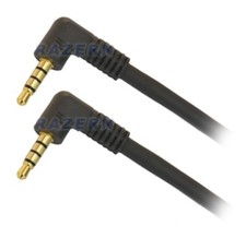 3 ft 3.5mm 4-pole/4-conductor/3-ring mini plug AV cable