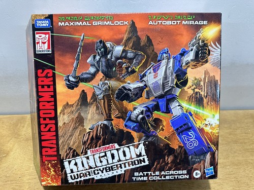 Transformers Kingdom War For Cybertron Trilogy Maximal Grimlock & Autobot Mirage - Picture 2 of 7