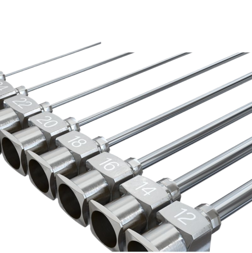 20 pezzi SUS304 2" e 2,95" punta smussata Luer Lock ago di erogazione industriale 8G~26G - Foto 4 di 7
