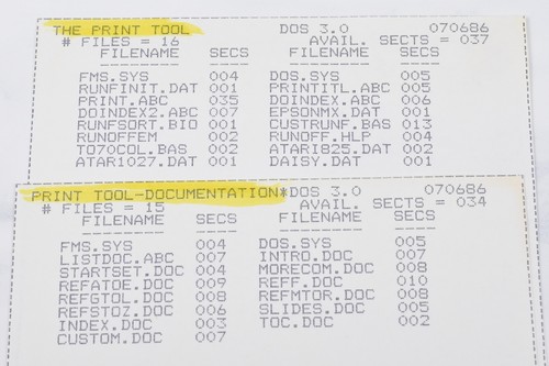 Vtg Memorex Computer Floppy Disk - Atari, Untested, As-Is (The Print Tool) - Picture 2 of 7