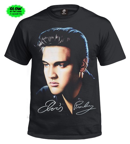 Nuova maglietta unisex firmata Elvis Presley Rock Star King Of Rock & Roll Legend - Foto 3 di 3