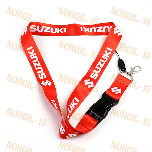 For Keychain SUZUKI Racing Biker Lanyard Motorcycle Key chain Strap Tag - Picture 4 of 5