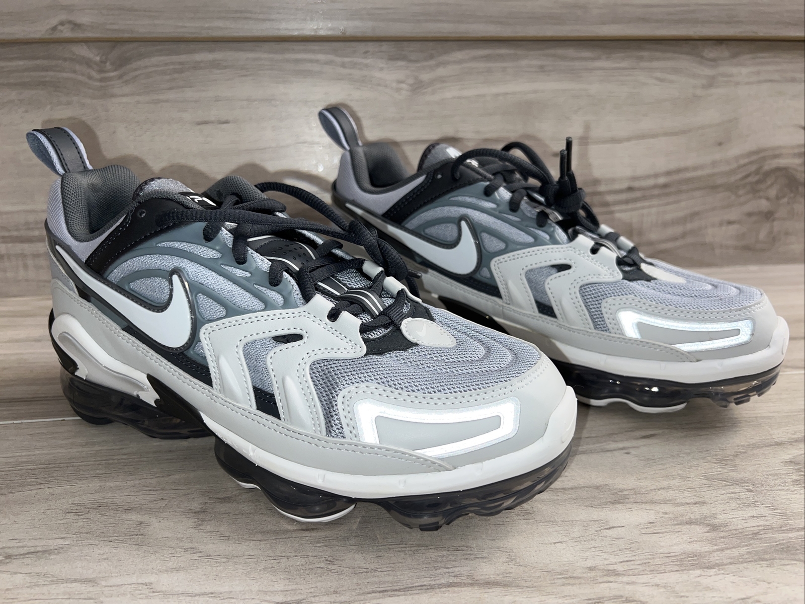 Nike Air VaporMax Evo Wolf Grey Mens Size 7.5 CT2868 002 | eBay