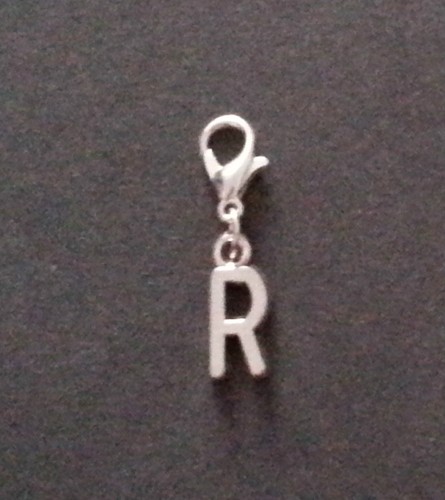 Aufhängen Charms Anfangsbuchstabe Alphabet AZ Alter Zahlen für Gedächtnis Medaillen - Bild 19 von 27