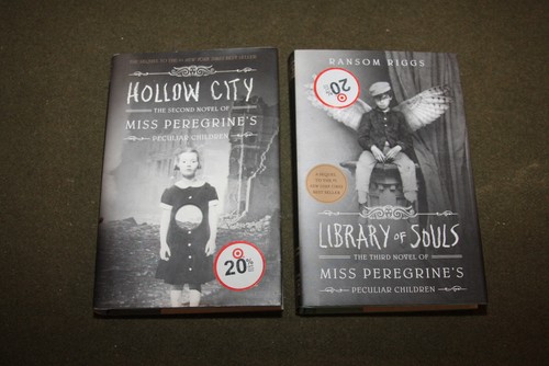 Lot of 2 Ransom Riggs 1st Printing HCs - Hollow City & Library of Souls ...