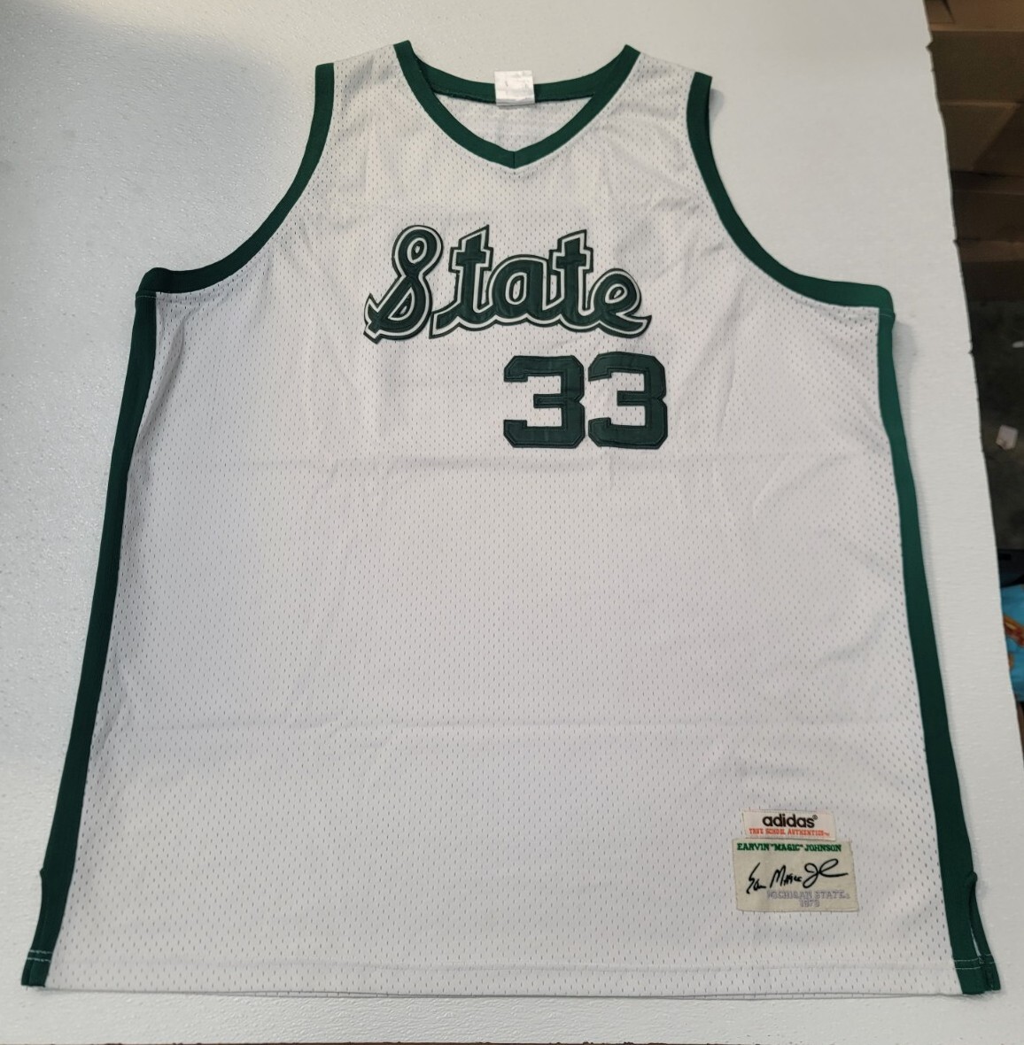 Basketball Player Msu Retro Basketball Jersey VINTAGE MAGIC