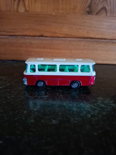 Matchbox No. 12 E Setra Coach in lila-rotmetallic original ohne OVP - Bild 2 von 7