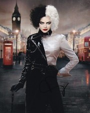 EMMA STONE signed autograph 20x25cm CRUELLA in person autograph COA