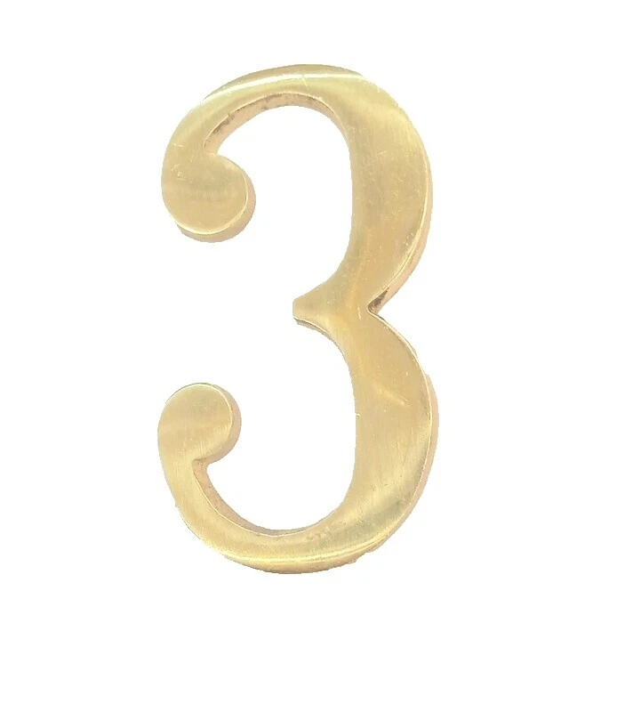 Número de latón números Placas Y Letreros Decoración para el Hogar