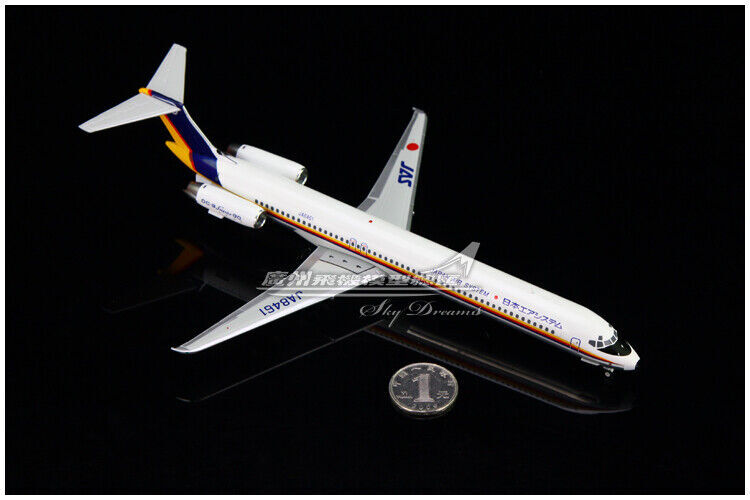 JC wings 1：200 JAS MD-81 JA8458 JC Wings 1/200 JAS Japan Air System McDonnell Douglas MD-81 JA8458