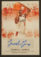 2021 Chronicles Draft Picks Origins RC Autograph #OR-TGO Terrell Gomez /199!