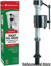 400A Universal Toilet Fill Valve Kit Easy To install, Fix Noisy Slow Fill Valves