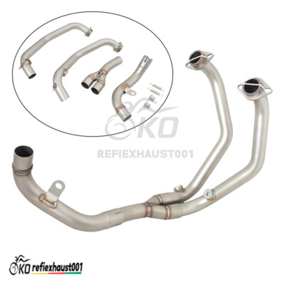 For VOGE 350AC 2023 Motorcycle Header Exhaust Pipe Front Connect Tube Slip Stock