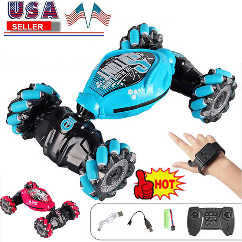 RC Remote Control Car 2.4 GHz Stunt with 4WD Racing Gesture Sensor Car Toys Gift