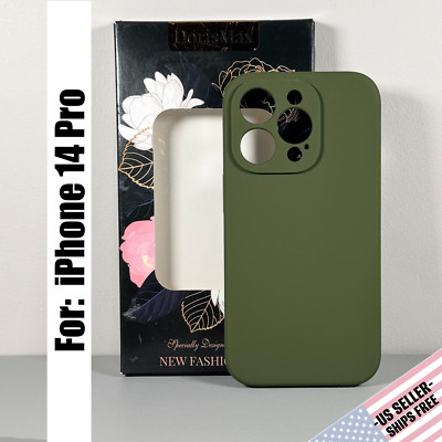 Case for iPhone 14 Pro - Deep Sea Green | Liquid Silicone | Slim Fit