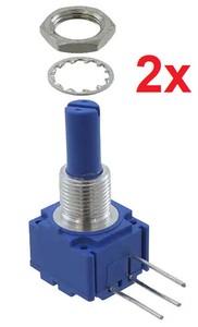 2x Poti 100k Ohm Bourns Art Nr 93u1at22a20 Ebay